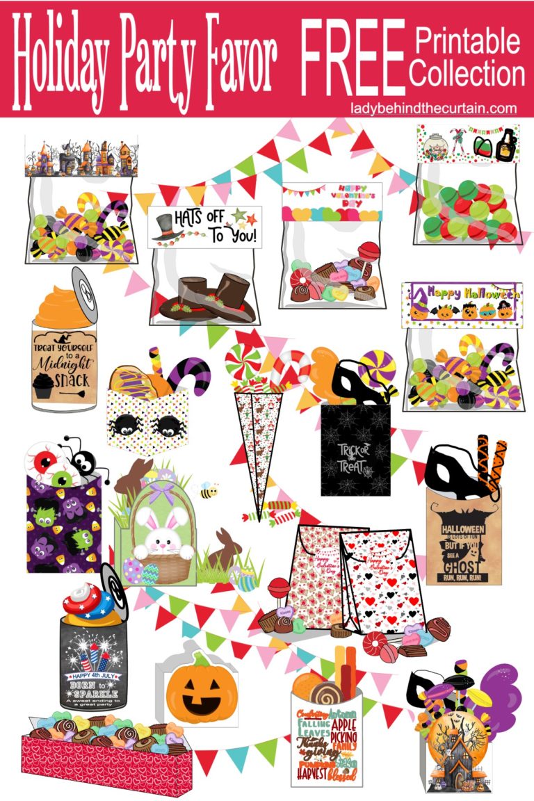 Printable Collection FREE Party Printable Collections - Lady Behind the Curtain