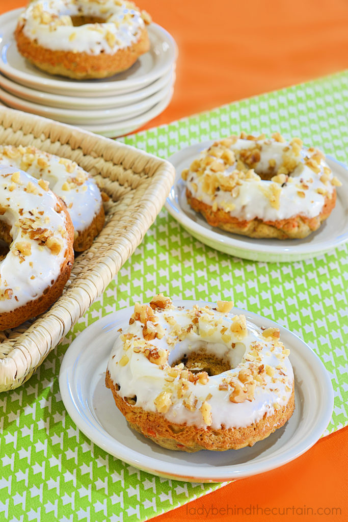 Baked Carrot Cake Donuts