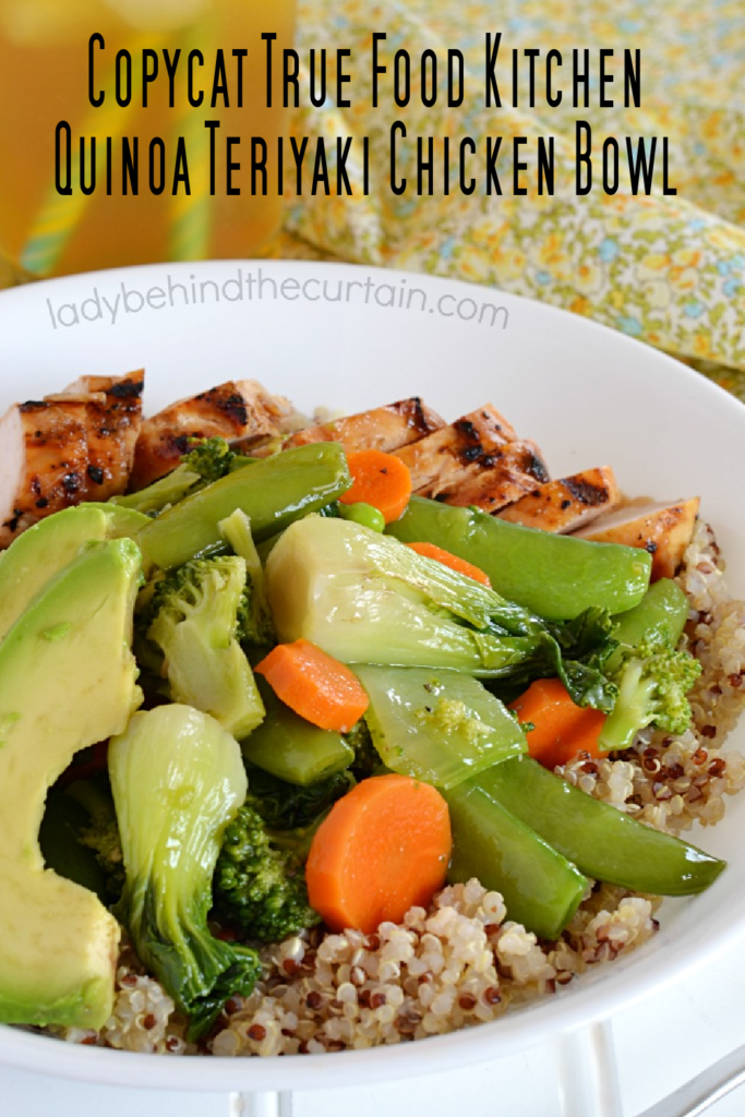 Copycat True Food Kitchen Quinoa Teriyaki Chicken Bowl