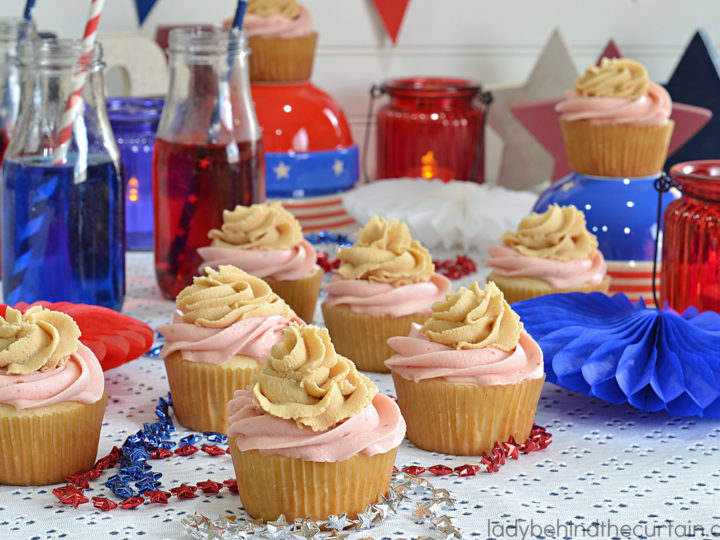Peanut Butter and Jelly Cupcakes