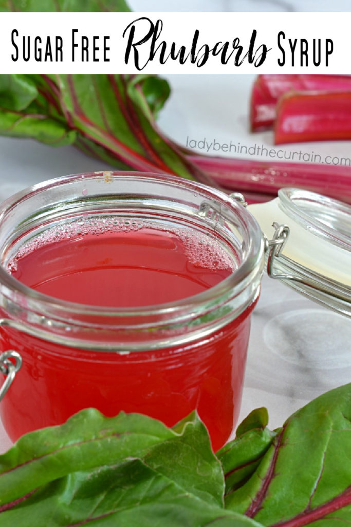 Sugar Free Rhubarb Syrup