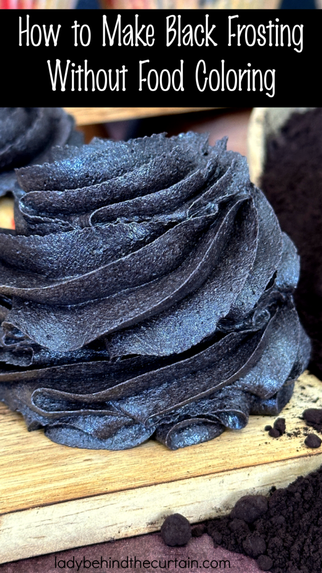 How to Make Black Frosting Without Food Coloring