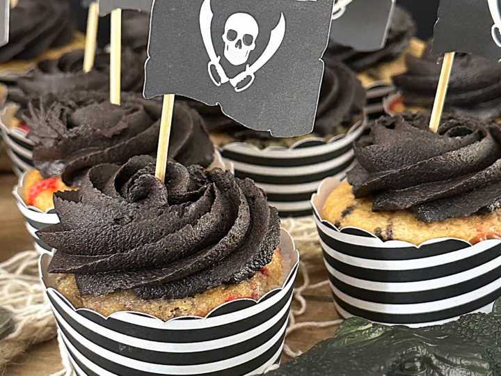 Pirate Theme Semi Homemade Cupcakes