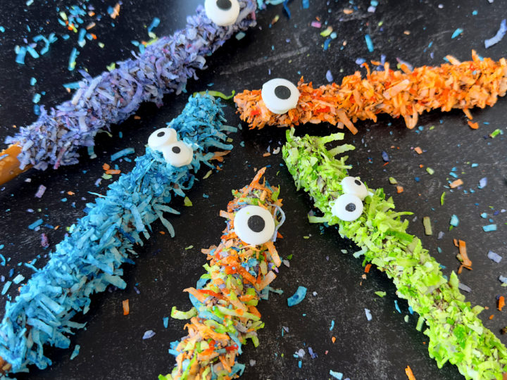 Fuzzy Monster Decorated Pretzels