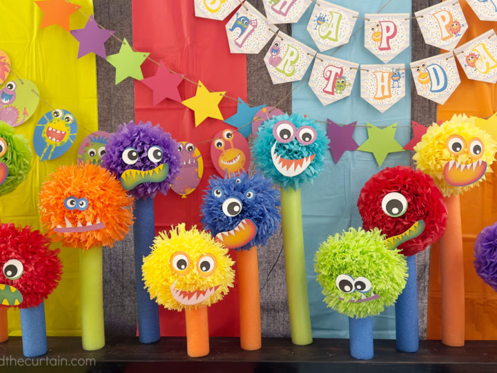Monster Pool Noodle Centerpiece