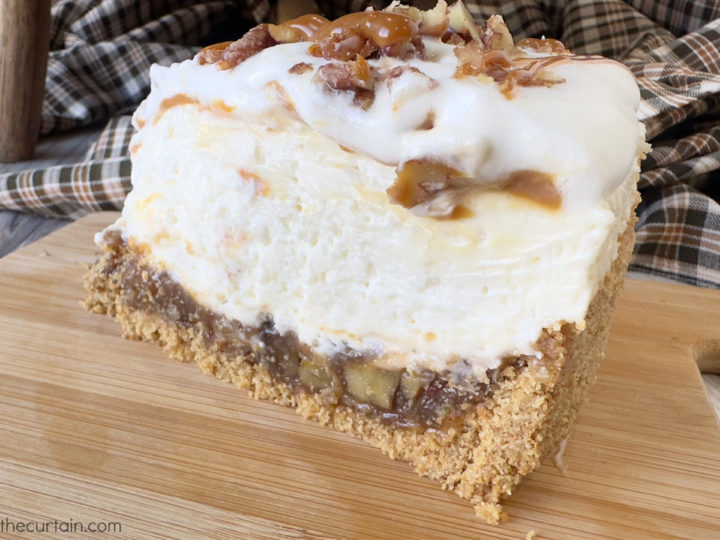 Frozen No-Bake Pecan Pie Cheesecake