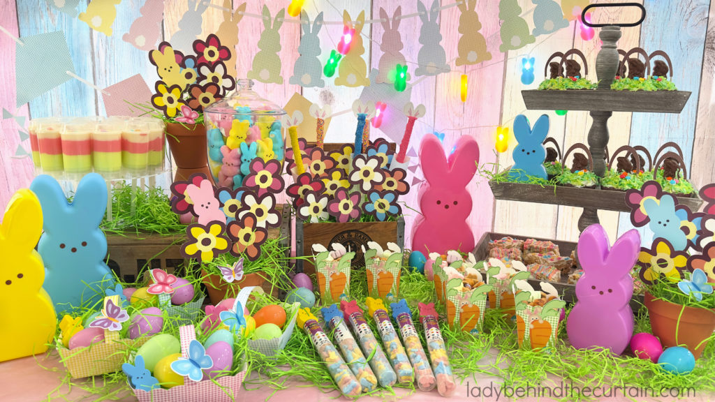 Celebrate Easter with a Peeps Themed Dessert Table