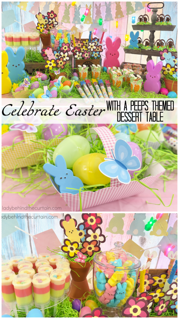 Celebrate Easter with a Peeps Themed Dessert Table