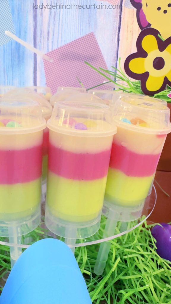 Jelly Bean Fudge Pops