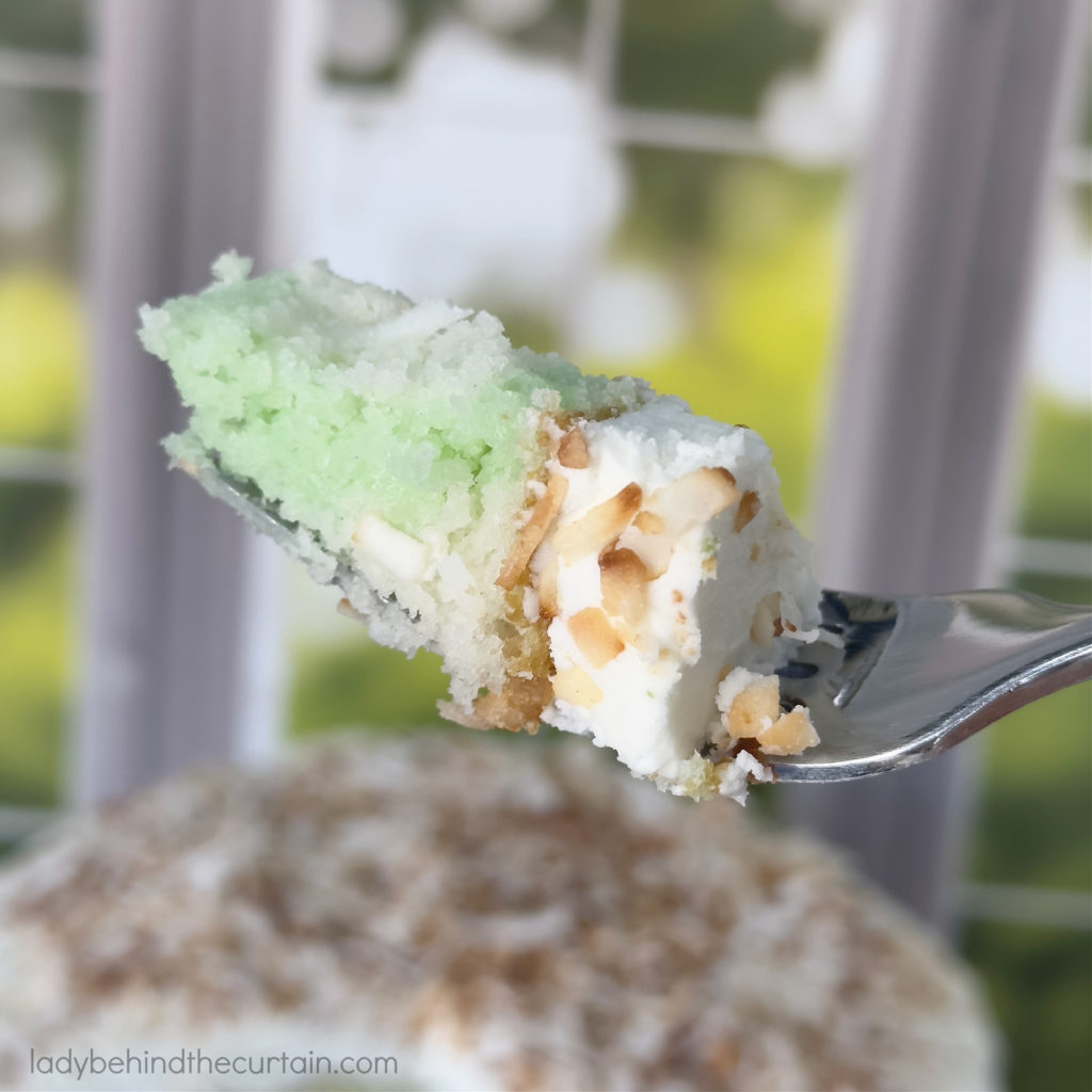 Semi Homemade Coconut Lime Layered Cake