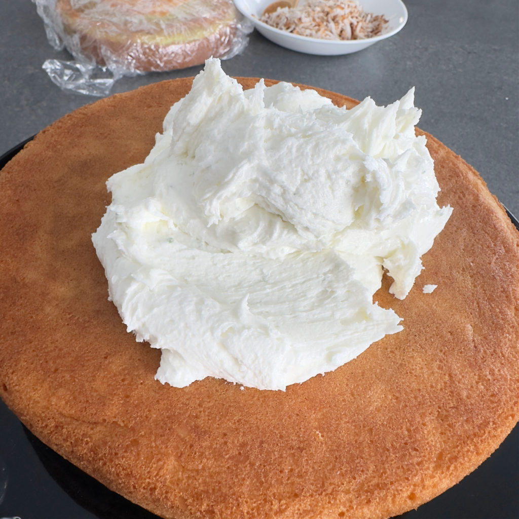 Semi Homemade Coconut Lime Layered Cake