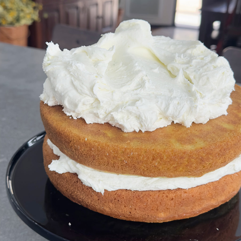 Semi Homemade Coconut Lime Layered Cake