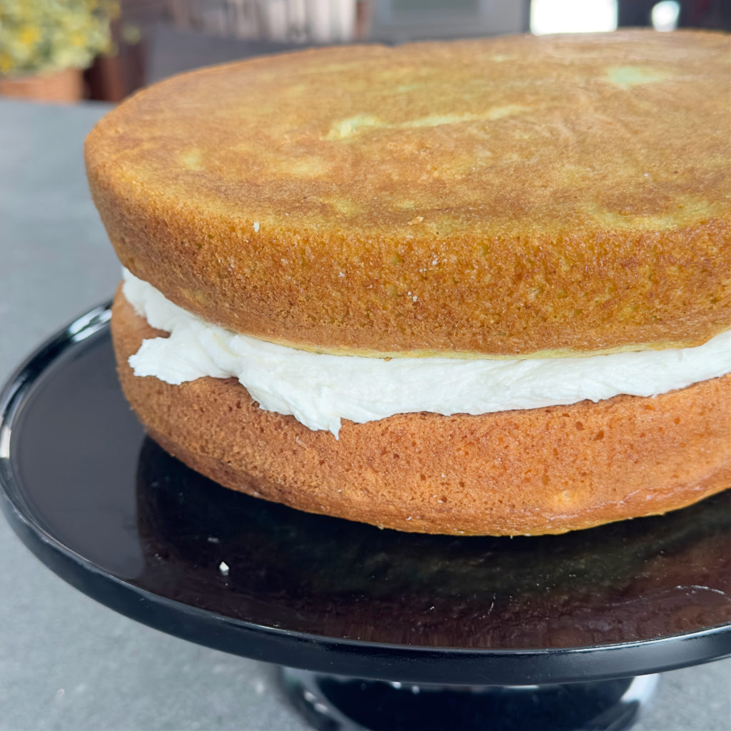 Semi Homemade Coconut Lime Layered Cake