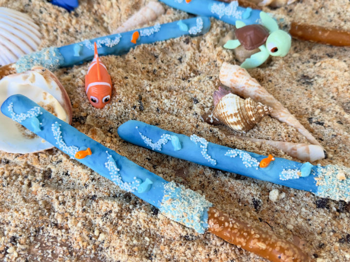 Under the Sea Decorated Pretzel Rods