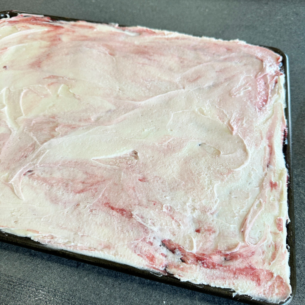 White Chocolate Raspberry Sheet Cake