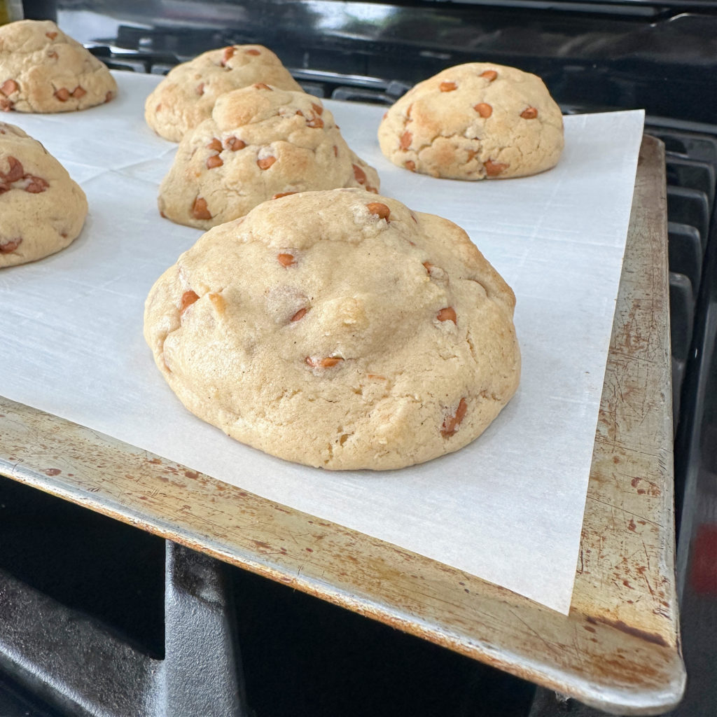Copycat Crumbl Caramel Apple Cookies