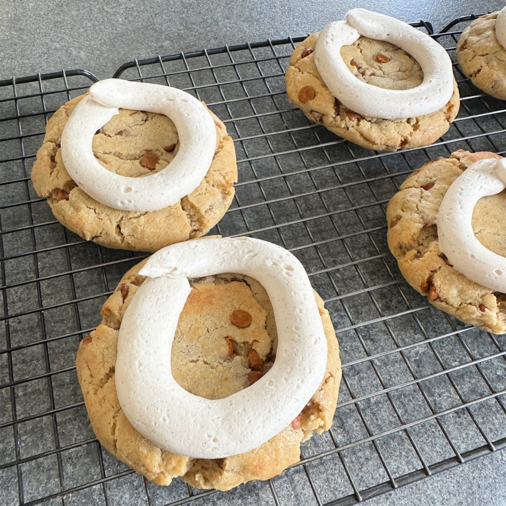 Copycat Crumbl Caramel Apple Cookies