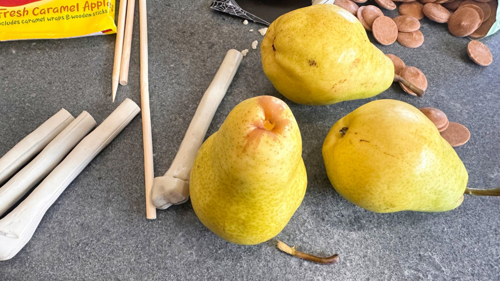 Fried Turkey Leg Caramel Pears