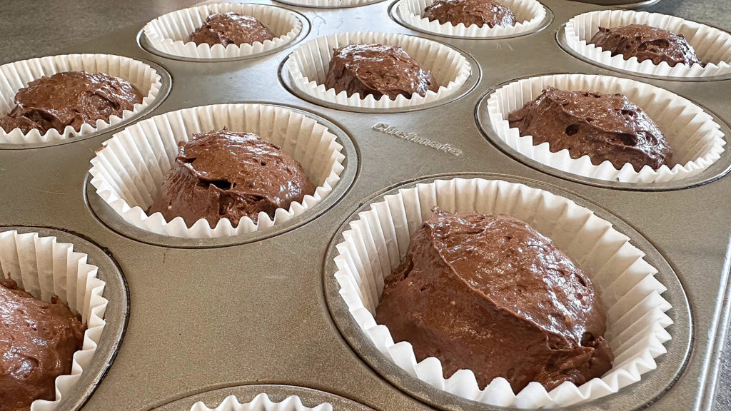 Orange Cream Filled Chocolate Cupcakes