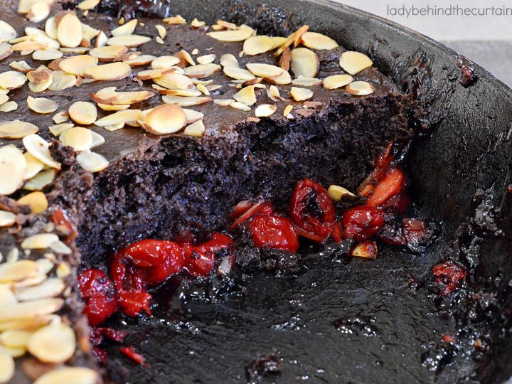 Cast Iron Mexican Chocolate Black Forest Cake