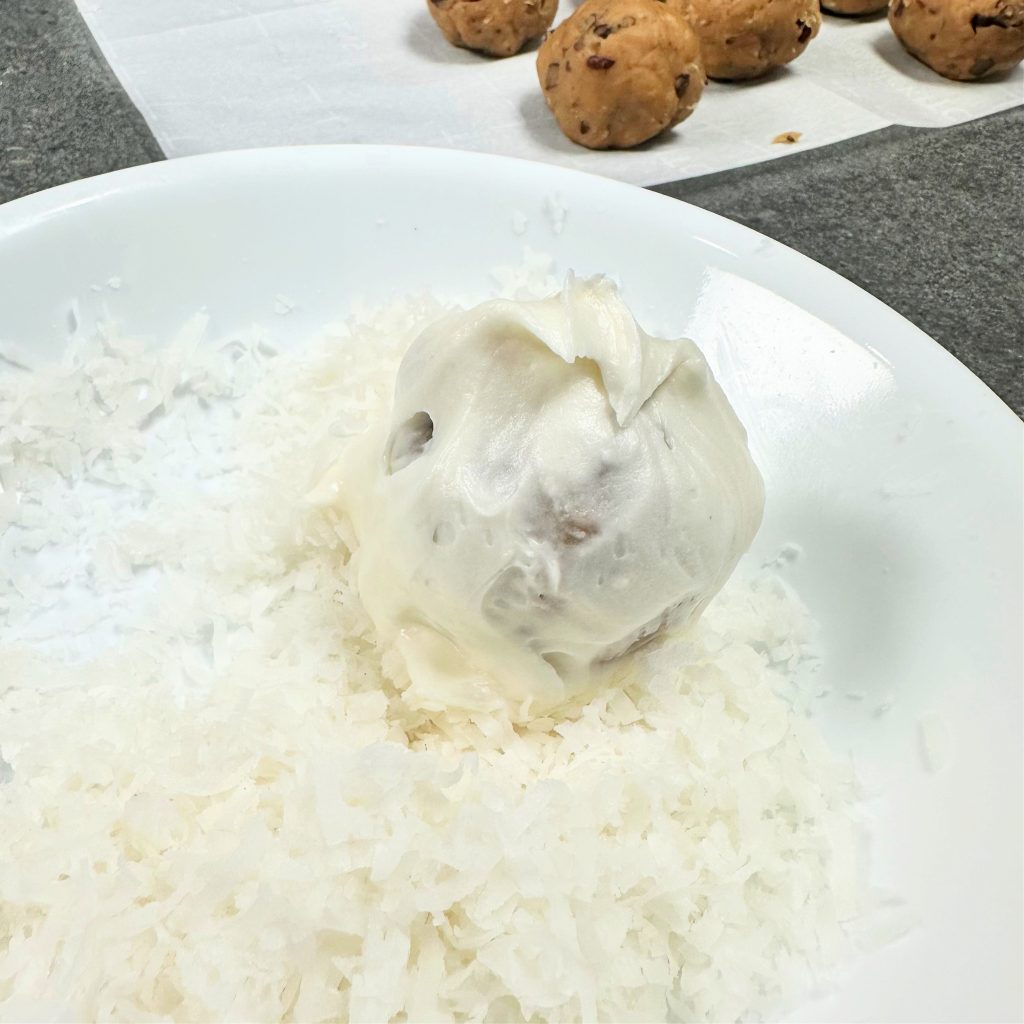 Coconut Pecan Mini Snowball Cakes