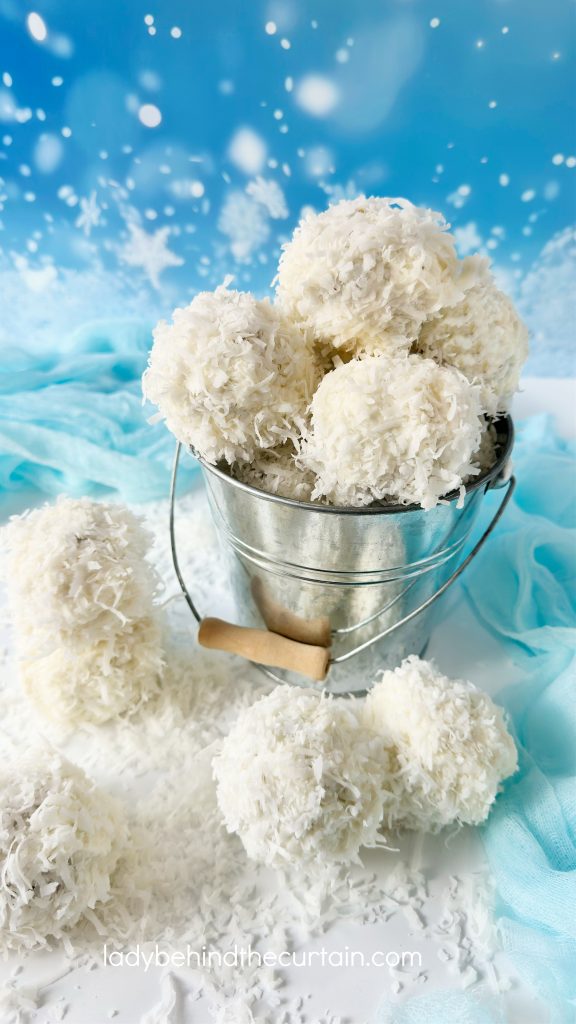Coconut Pecan Mini Snowball Cakes