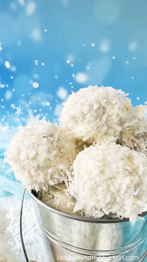 Coconut Pecan Mini Snowball Cakes