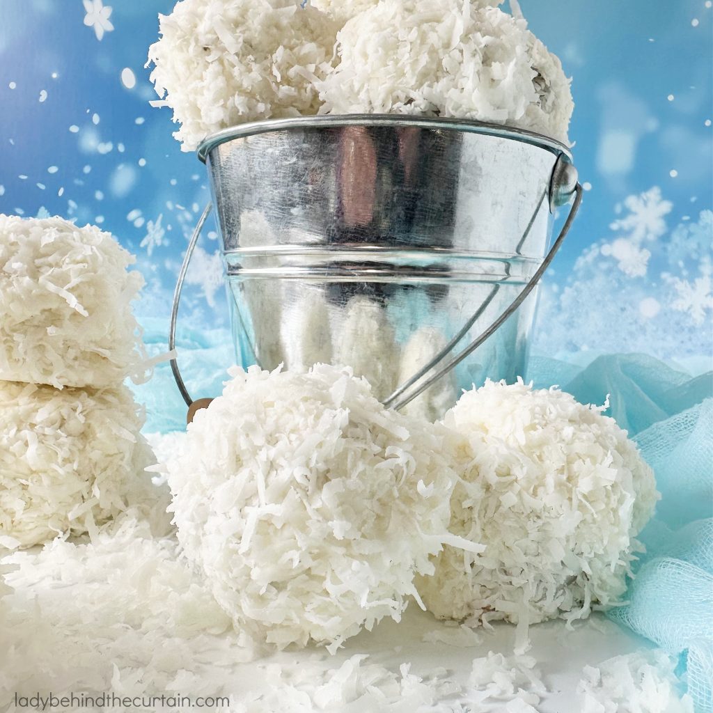 Coconut Pecan Mini Snowball Cakes
