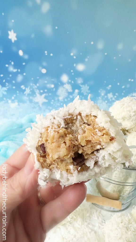 Coconut Pecan Mini Snowball Cakes