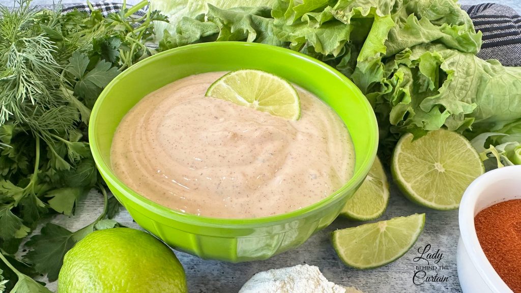 Creamy Chili Lime Ranch Salad Dressing