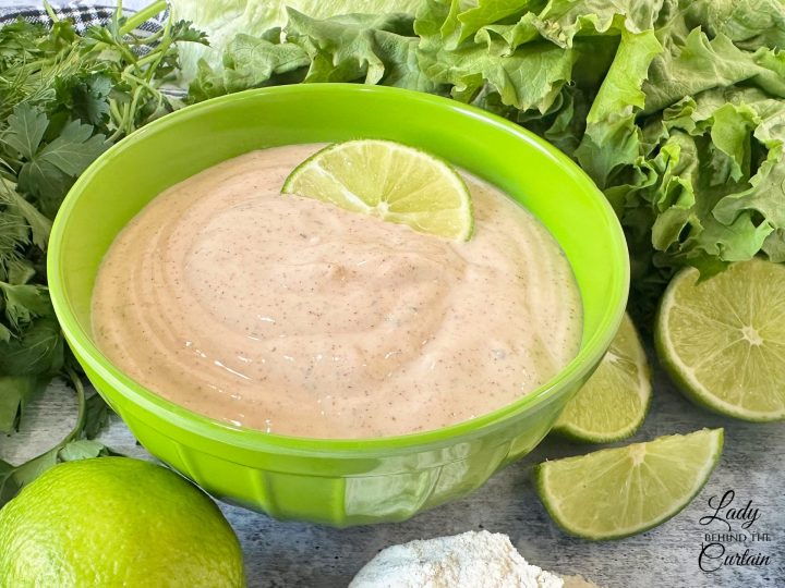 Creamy Chili Lime Ranch Salad Dressing