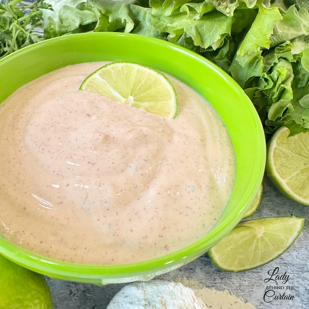 Creamy Chili Lime Ranch Salad Dressing