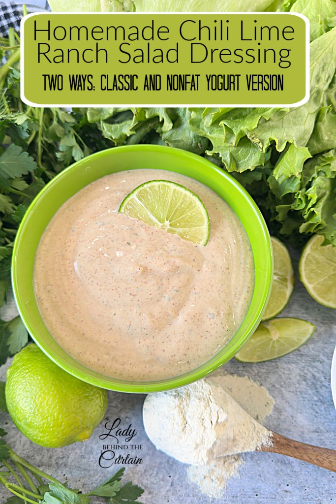 Creamy Chili Lime Ranch Salad Dressing