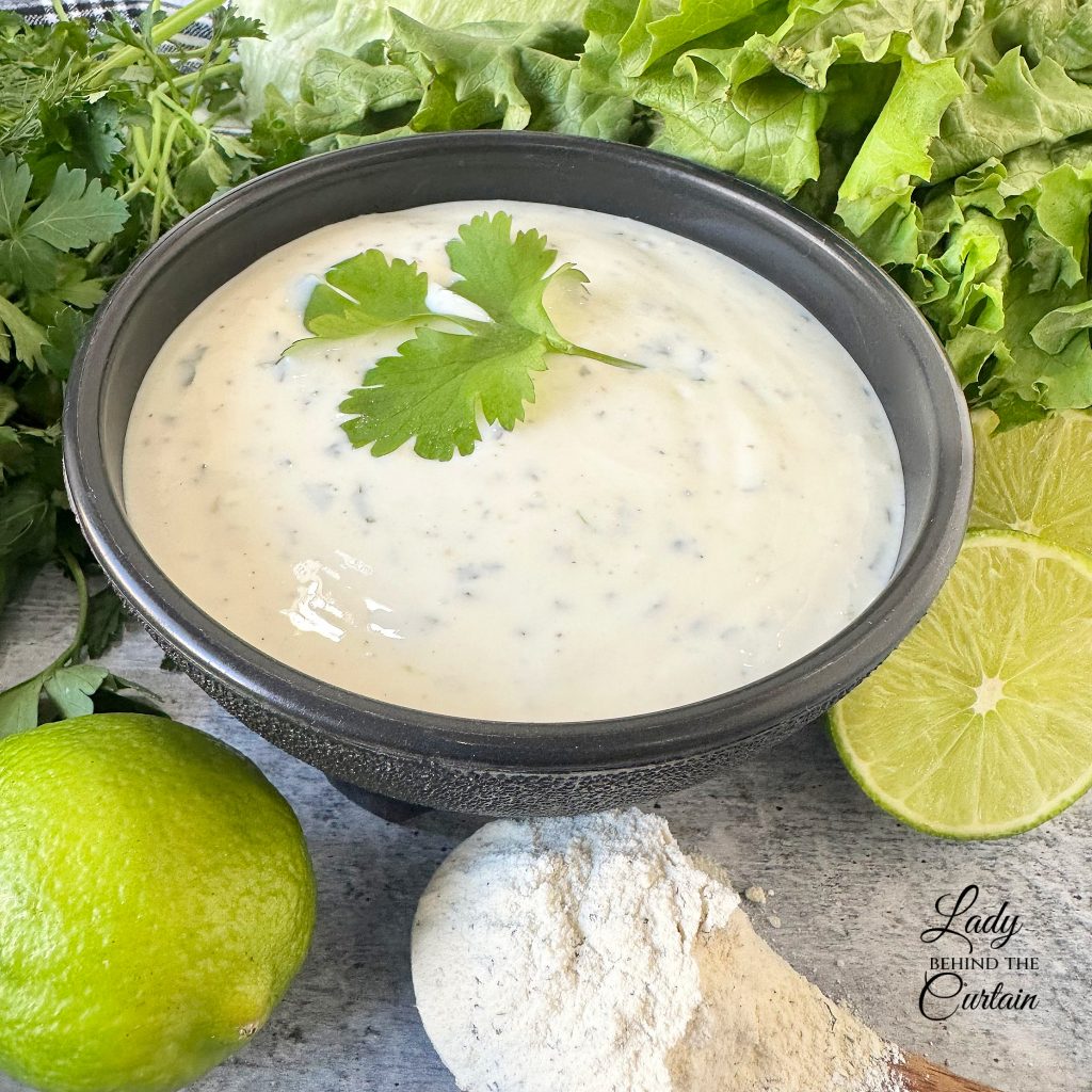 Creamy Cilantro Lime Ranch Salad Dressing