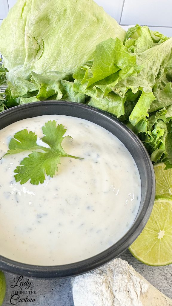 Creamy Cilantro Lime Ranch Salad Dressing