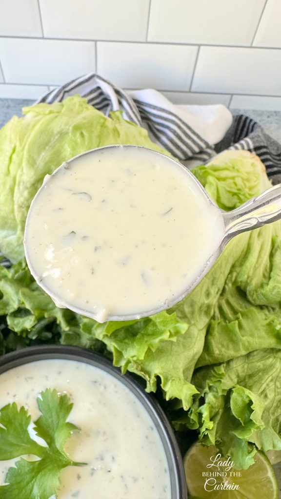 Creamy Cilantro Lime Ranch Salad Dressing