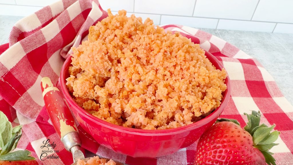 Crunchy Cake Crumb Topping