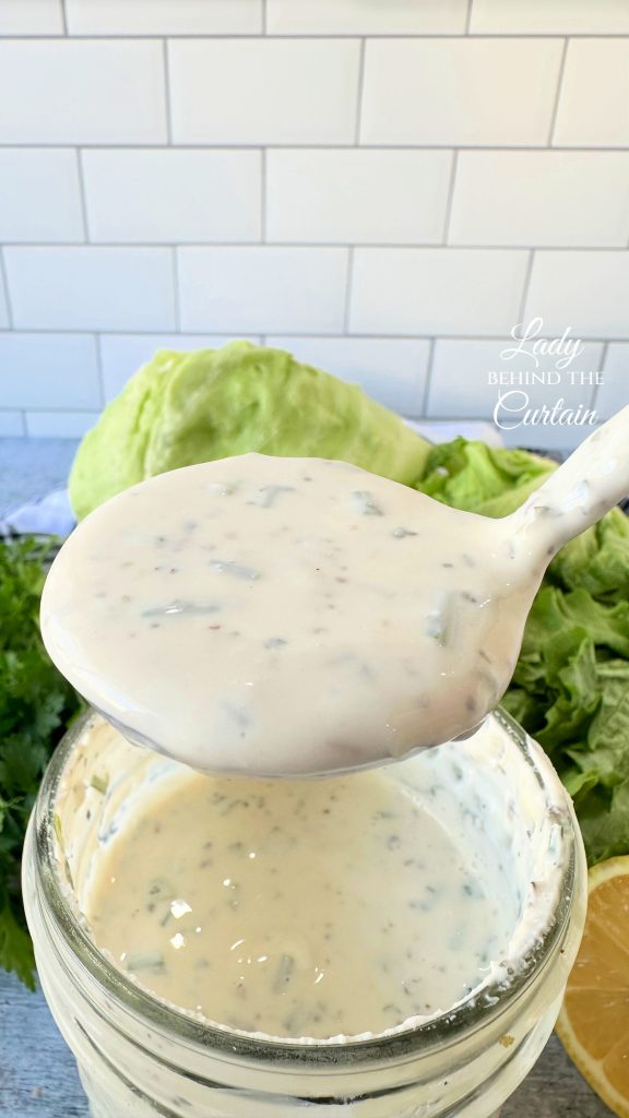 Creamy Green Goddess Salad Dressing
