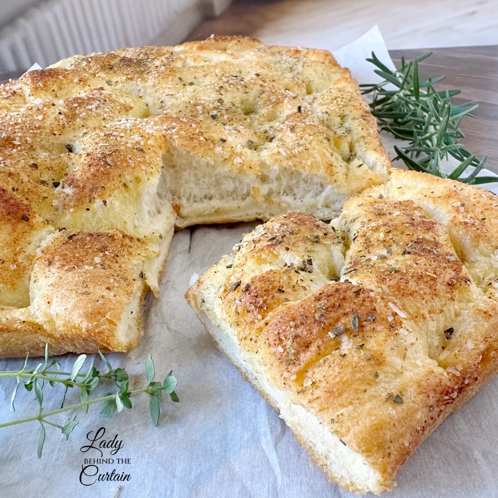 Easy Focaccia Bread Using Rhodes Frozen Dinner Rolls