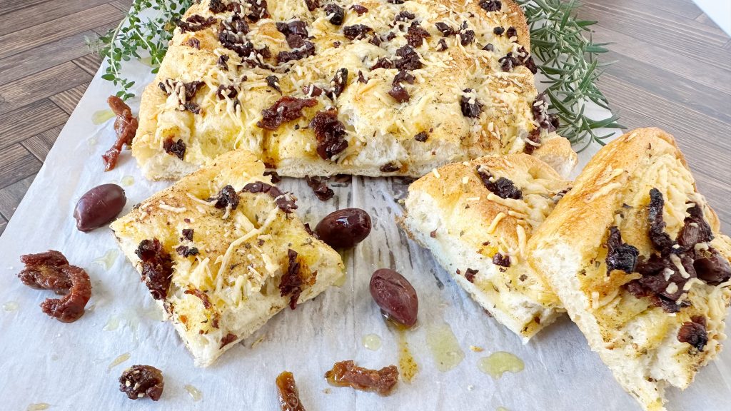 Easy Focaccia Bread Using Rhodes Frozen Dinner Rolls