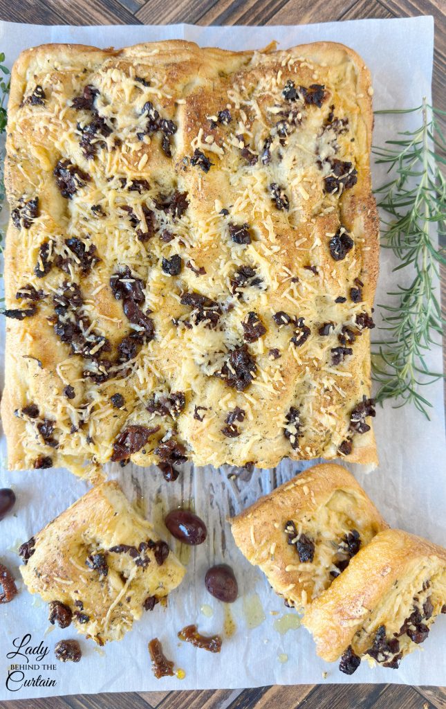 Easy Focaccia Bread Using Rhodes Frozen Dinner Rolls