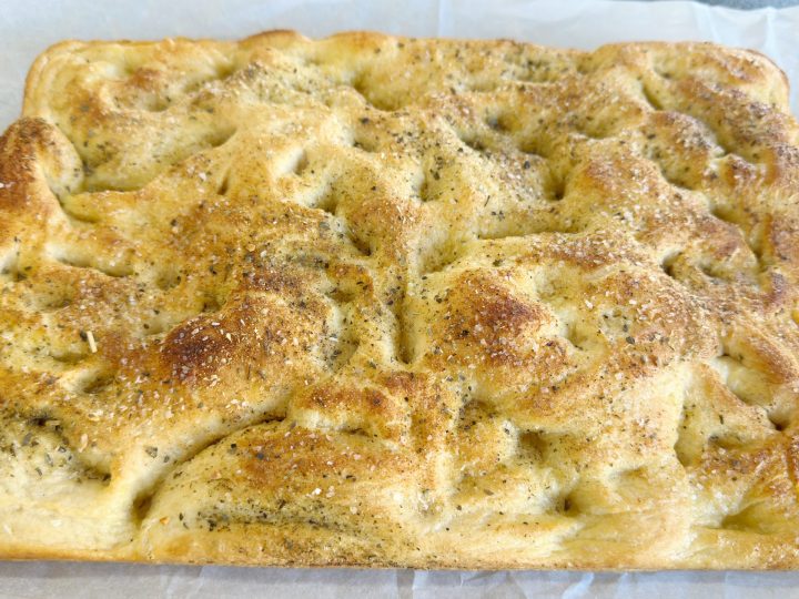 Easy Focaccia Bread Using Rhodes Frozen Dinner Rolls