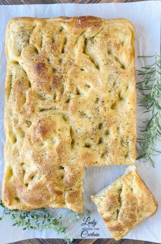 Easy Focaccia Bread Using Rhodes Frozen Dinner Rolls