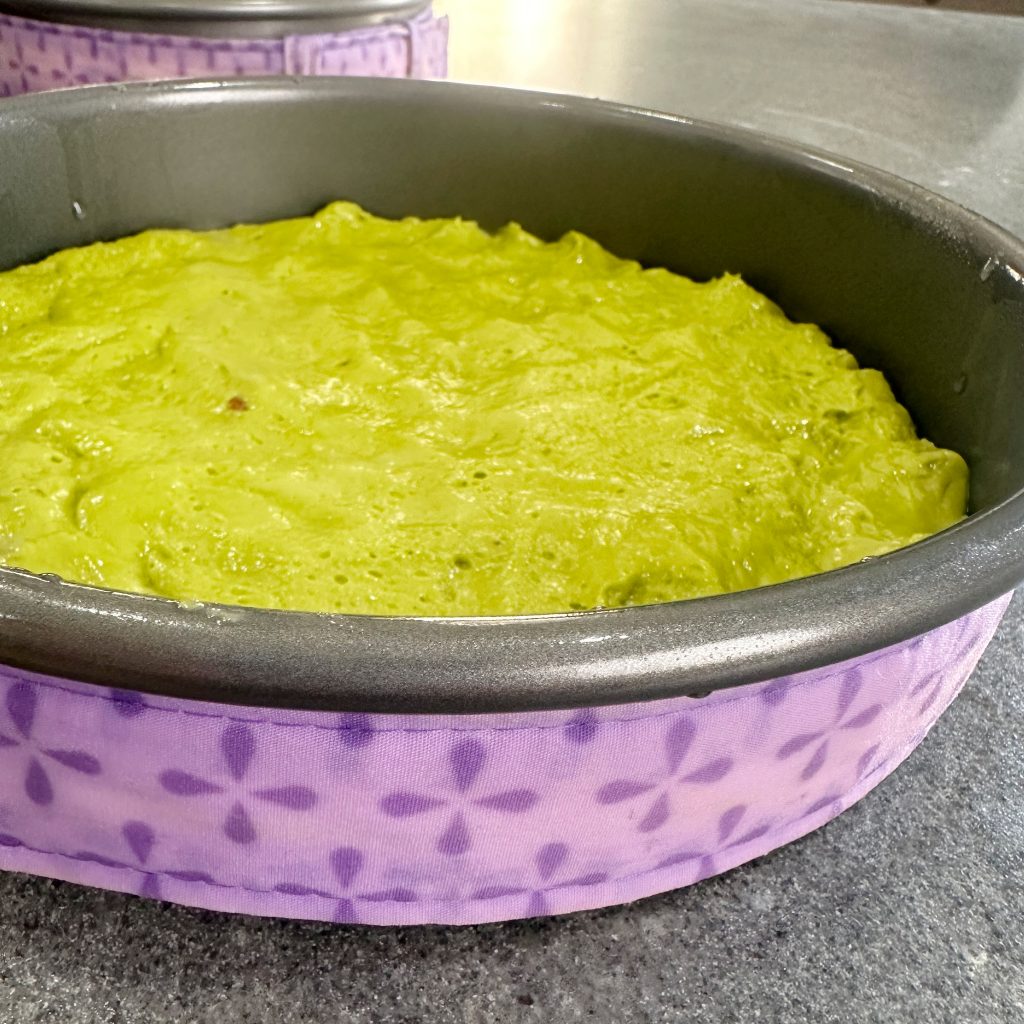 Homemade Pistachio Ice Cream Cake