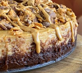 Image for Butterfinger Candy Bar Cheesecake