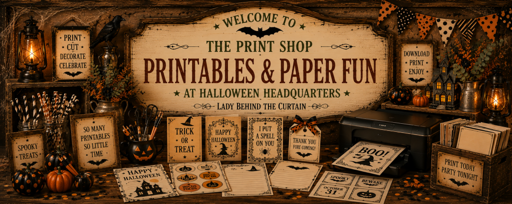 Halloween Print Shop