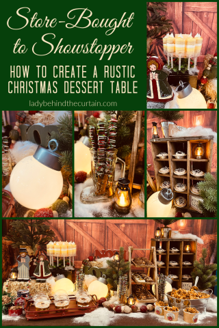 Store-Bought to Showstopper: How to Create A Rustic Christmas Dessert Table