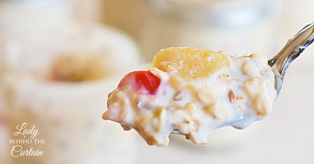 Pineapple Upside Down Cake Oatmeal