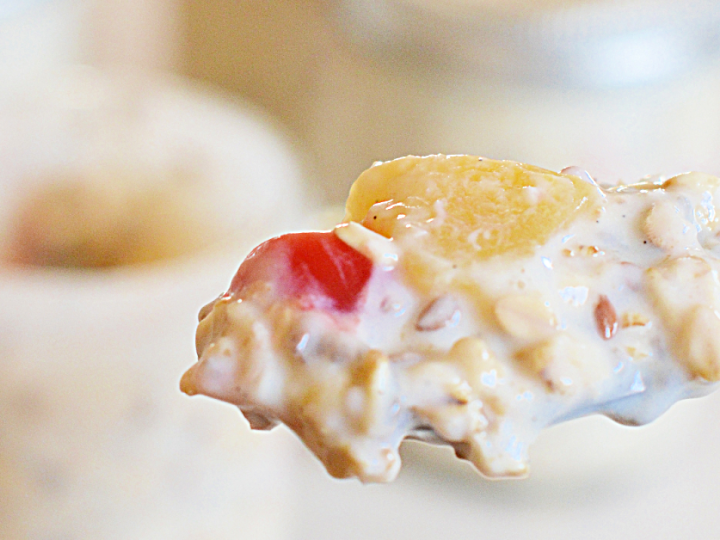 Pineapple Upside Down Cake Oatmeal