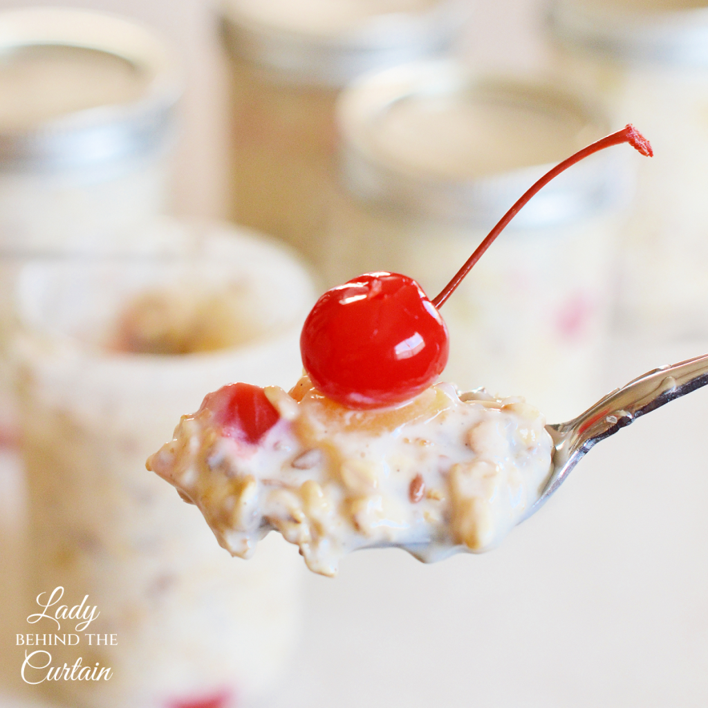 Pineapple Upside Down Cake Oatmeal